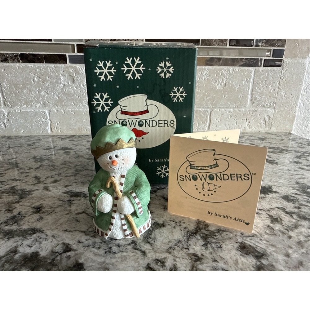 Snowonders Christmas Snow Figurine - Caspar - Numbered Sarah's Attic